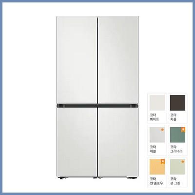 삼성전자 비스포크 4도어 양문형 냉장고 875L 재구매각 