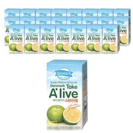 가성비갑 덴마크 테이크 얼라이브 스위티자몽 음료, 120ml, 100개 추천해요 가성비갑 덴마크 테이크 얼라이브 스위티자몽 음료, 120ml, 100개 추천해요