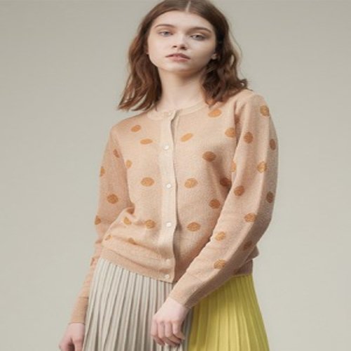  선호도 좋은 [텐바이텐] [로희어패럴] GLITTER DOT KNIT CARDIGAN BEIGE 추천해요