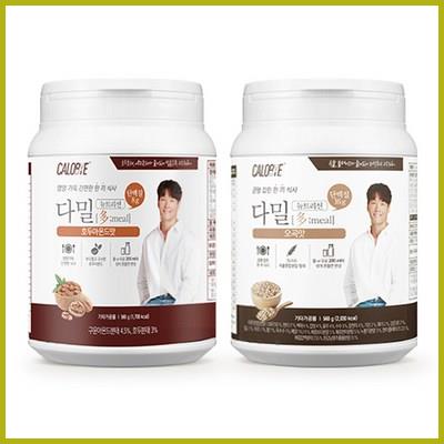  칼로바이 다밀 뉴트리션 대용량 식사대용 단백질쉐이크 오곡맛 560g + 호두아몬드맛 560g 베스트 아이템 