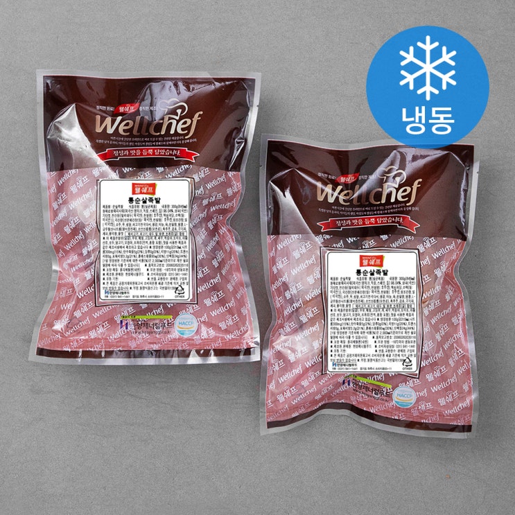 선호도 높은 웰쉐프 통순살 족발 (냉동), 300g, 2개 ··· 선호도 높은 웰쉐프 통순살 족발 (냉동), 300g, 2개 ···