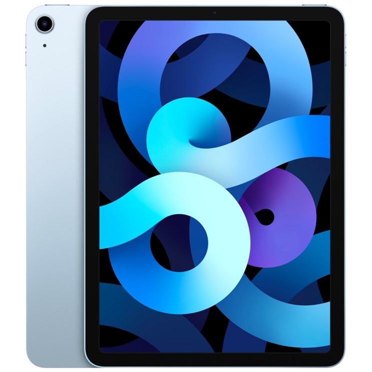 인지도 있는 Apple iPad Air 4세대, Wi-Fi, 64GB, 스카이 블루 좋아요