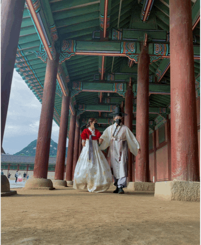  한복 입고 경복궁 나들이 #추석썰