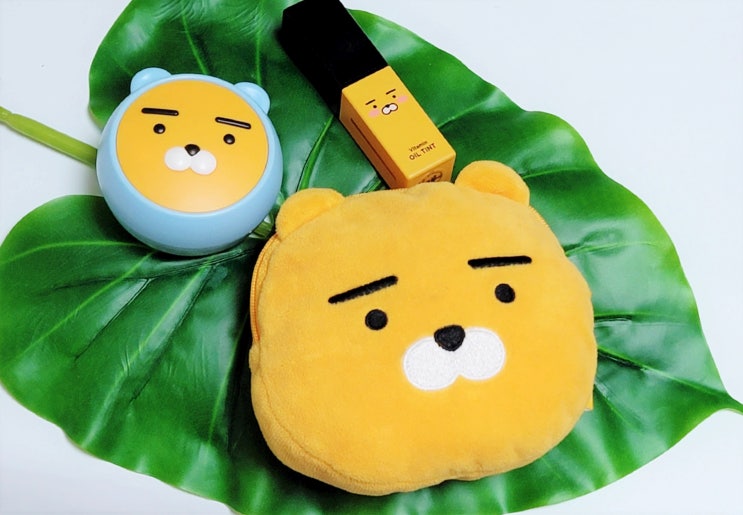  라이언 봉제 동전지갑