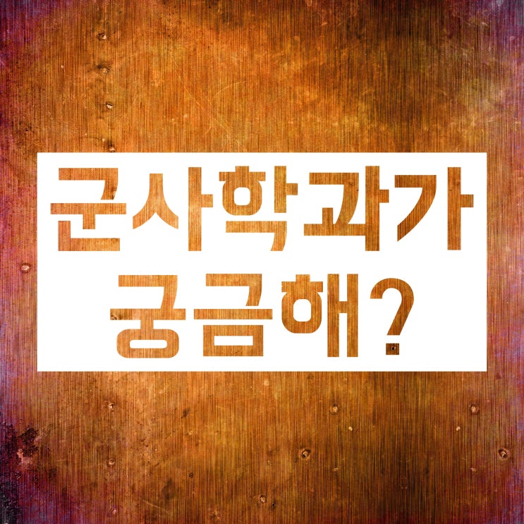 군사학과 순위 :: 개설 대학 그리고 순위는? 군사학과 순위 :: 개설 대학 그리고 순위는?