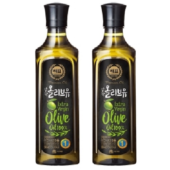 인기 급상승인 해표 올리브유500ml, 2개, 500ml 좋아요