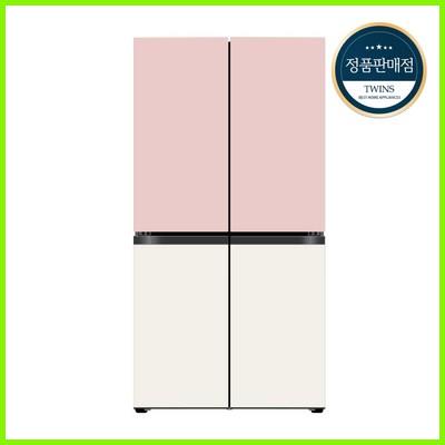 LG전자 M871GPB041 오브제컬렉션 냉장고 1등급 글라스 핑크 베이지 후기 