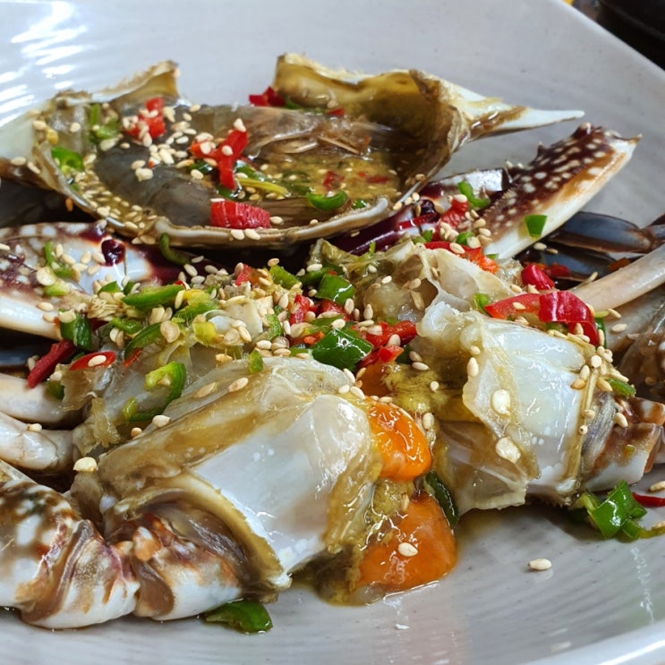  인천 을왕리 : 간장게장과 영양굴밥이 맛있는 원조1호공항마을