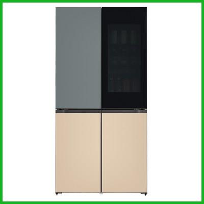 LG전자 LG오브제컬렉션 양문형 냉장고 보타닉 샌드 M620FBS351 613L 방문설치 맘카페 추천 