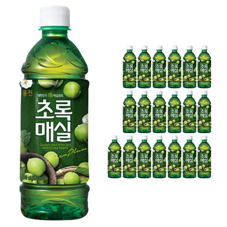 핵가성비 좋은 웅진 초록매실, 500ml, 20개 ··· 핵가성비 좋은 웅진 초록매실, 500ml, 20개 ···