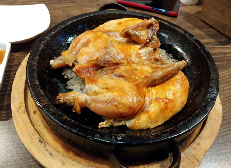 [명일동맛집 / 명일역맛집] 학창시절에 먹던맛 그대로, 한방 누룽지 통닭