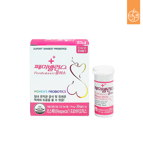 핵가성비 좋은 국제약품 페미밸런스 플러스 170mg x 30캡슐 여성 유산균 프로바이오틱스 ···