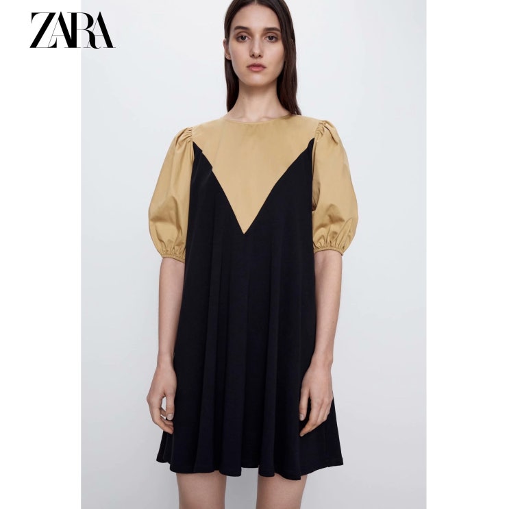  가성비 뛰어난 ZARA 자라 콤비 루즈핏 원피스 좋아요