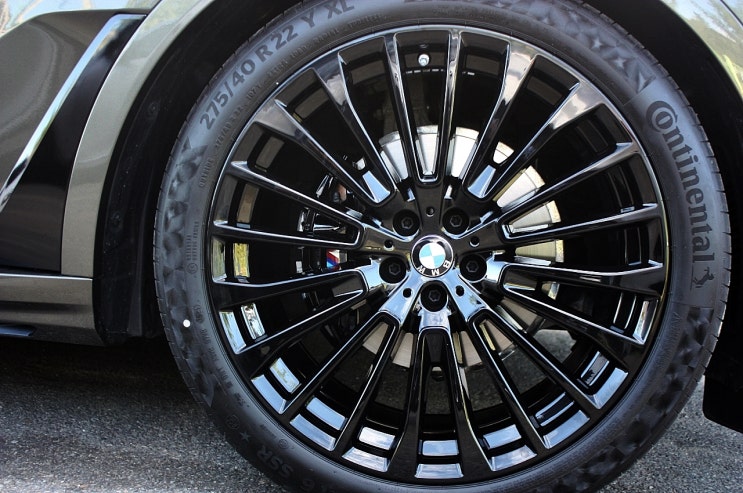 BMW X7 블랙유광 휠도색 & 블랙 캘리퍼도색