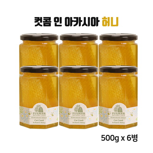 인기있는 유성식품 컷콤 인 아카시아 허니 벌집꿀 6병, 선택완료, 단품없음 추천합니다 인기있는 유성식품 컷콤 인 아카시아 허니 벌집꿀 6병, 선택완료, 단품없음 추천합니다