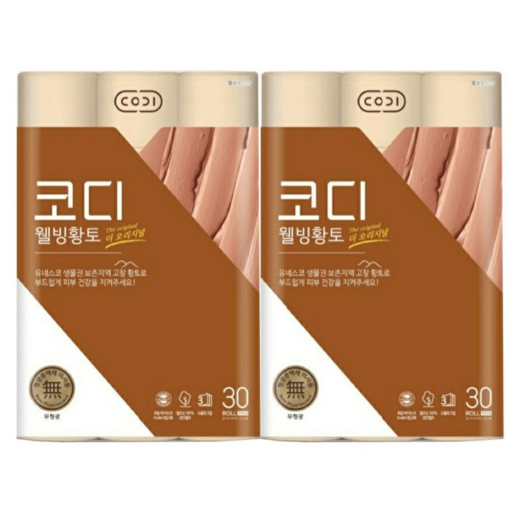최근 많이 팔린 코디 고창 황토 롤화장지 3겹 30m, 2팩, 30롤 좋아요 최근 많이 팔린 코디 고창 황토 롤화장지 3겹 30m, 2팩, 30롤 좋아요