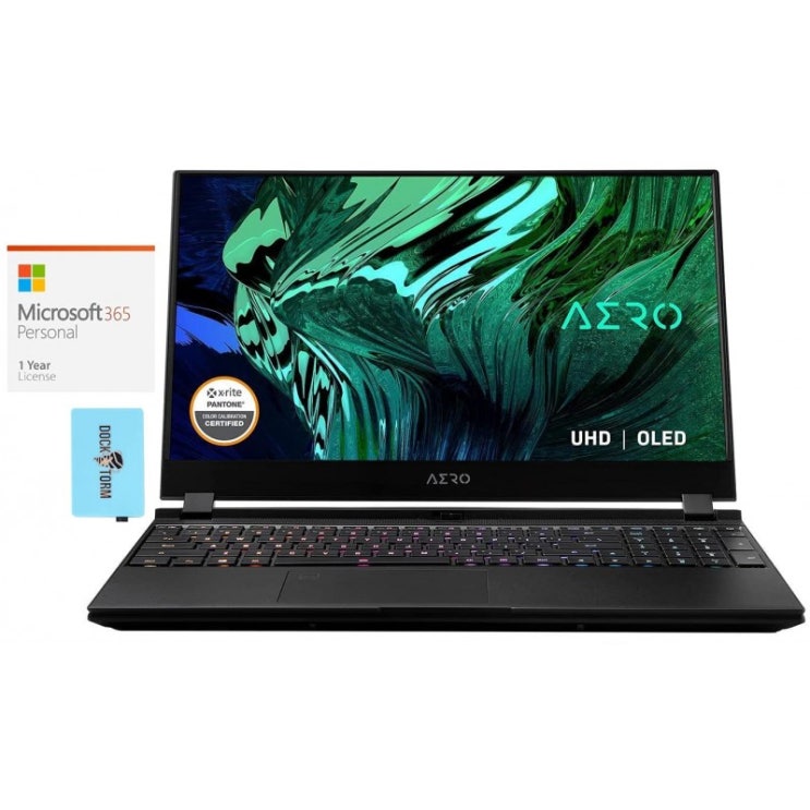 의외로 인기있는 기가바이트 AERO 15 OLED 게임 및 엔터테인먼트 노트북(Intel i7-10870H 8-Core 64GB RAM 1TB PCIe SSD RTX 3060 15