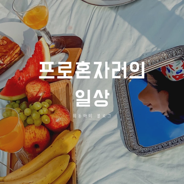  프로혼자러의 일상! 혼자서도 잘하는 나의 일상들을 사진과 함께 보여주실래요?(9월 23일)