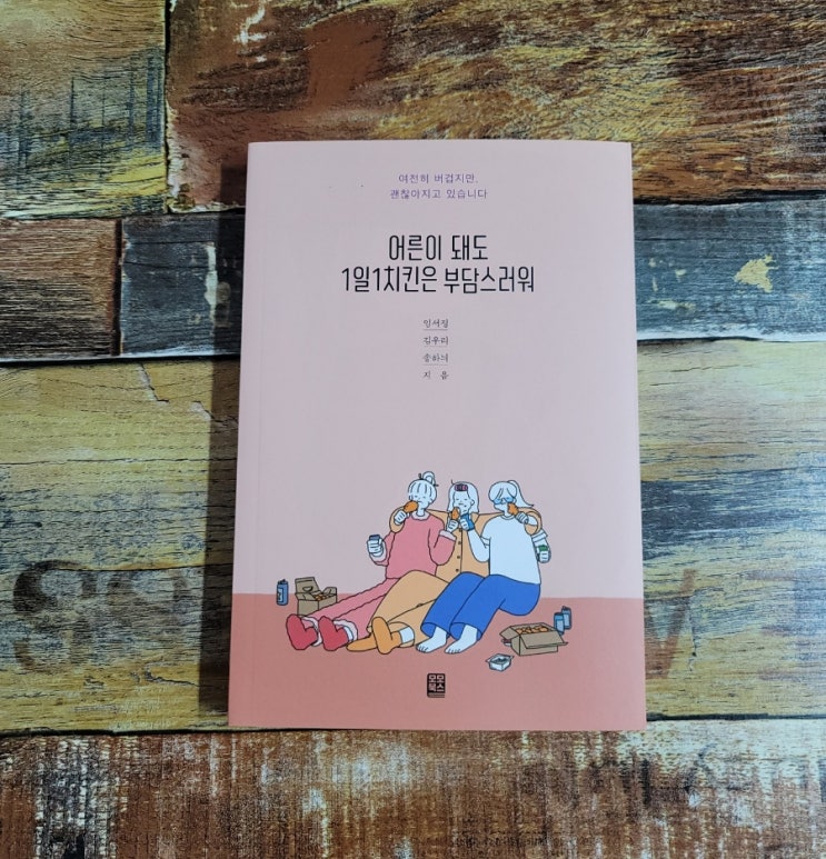  [독서] 어른이 돼도 1일1치킨은 부담스러워 (여전히 버겁지만, 괜찮아지고 있습니다) - 작가 임서정,김우리,송하늬  모모북스  2020.12.23 추천 에세이. 선물하기좋은책