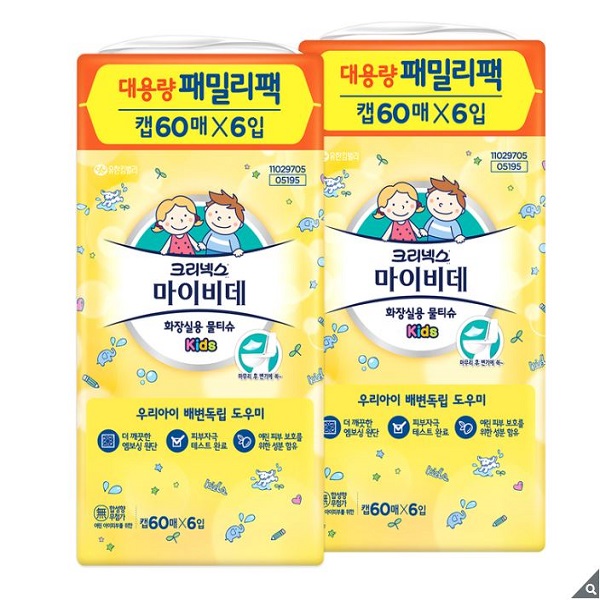 가성비 좋은 코스트코 크리넥스 마이비데 물티슈 키즈 캡형 60매 x 6 2 Kleenex Kids Toilet Wipes 추천합니다