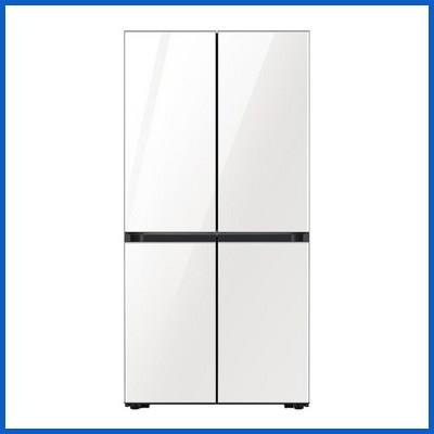  삼성전자 비스포크 4도어 냉장고 키친핏 글램화이트 RF61T91C335 605L 방문설치 후회없는 선택 