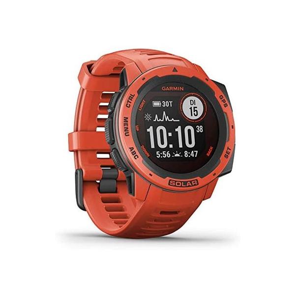 최근 인기있는 Garmin Instinct Solar-태양열 충전 기능이있는 방수 GPS 스마트 워치로 최대 54 일 동안 배터리, One Color/Instinct Solar 추