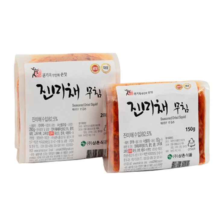 가성비 뛰어난 진미채 무침 (560g-280gX2개 PE비닐재질), 1 좋아요