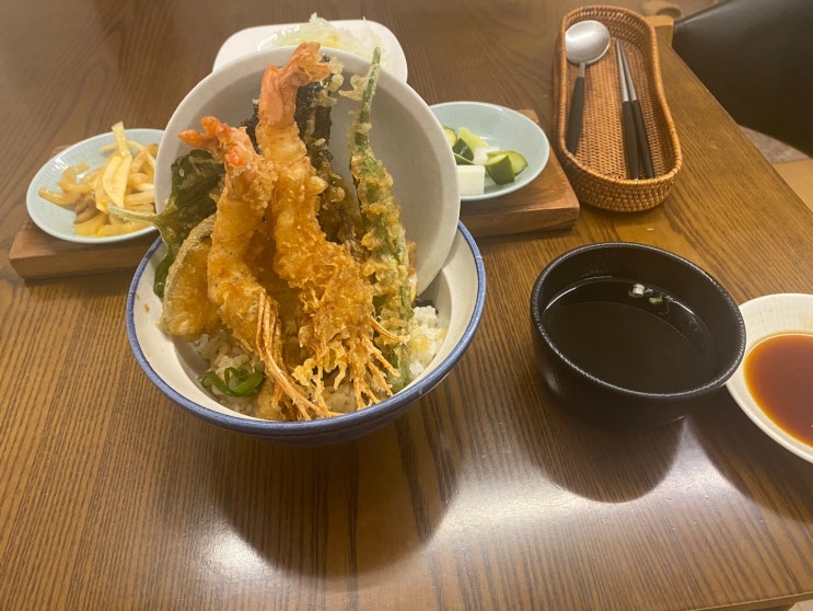  양산 서리단길 '진리식당' の 텐동 내돈내산