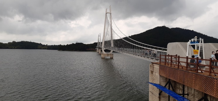  논산 탑정호 출렁다리 다녀왔어요
