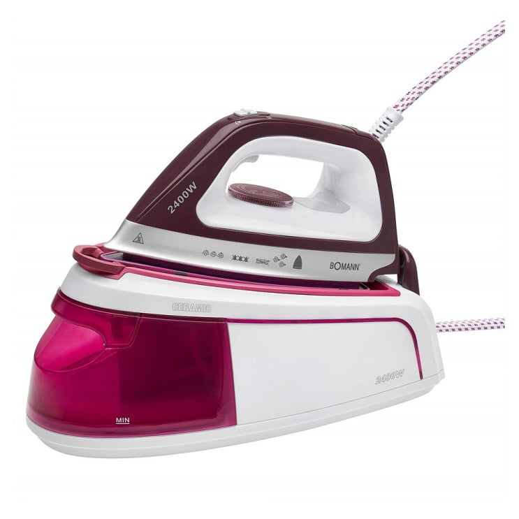 후기가 정말 좋은 독일 Bomann DBS 6034 CB Steam Iron Station White Lilac 보만 스팀 아이언 스테이션 다리미 화이트라일락 추천해요