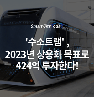  '수소트램', 2023년 상용화 목표로 424억 투자한다!