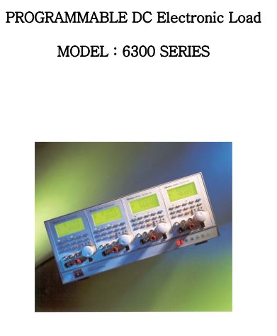  Chroma DC LOAD (63006, 63010, 63025, 63030) 64V 60A 300W
