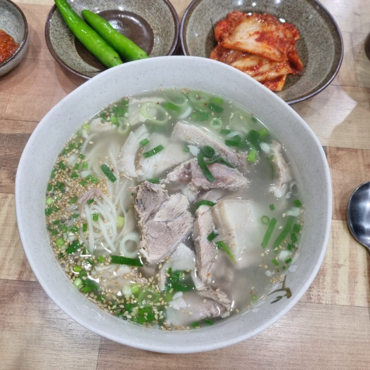  제주도 공항근처 고기국수맛집 "올래국수"