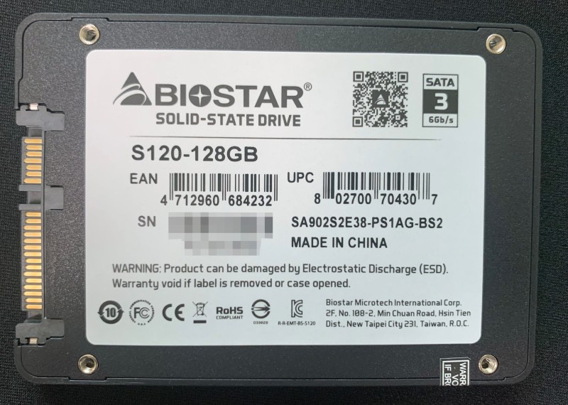 SSD] BIOSTAR S120 128GB : 네이버 블로그