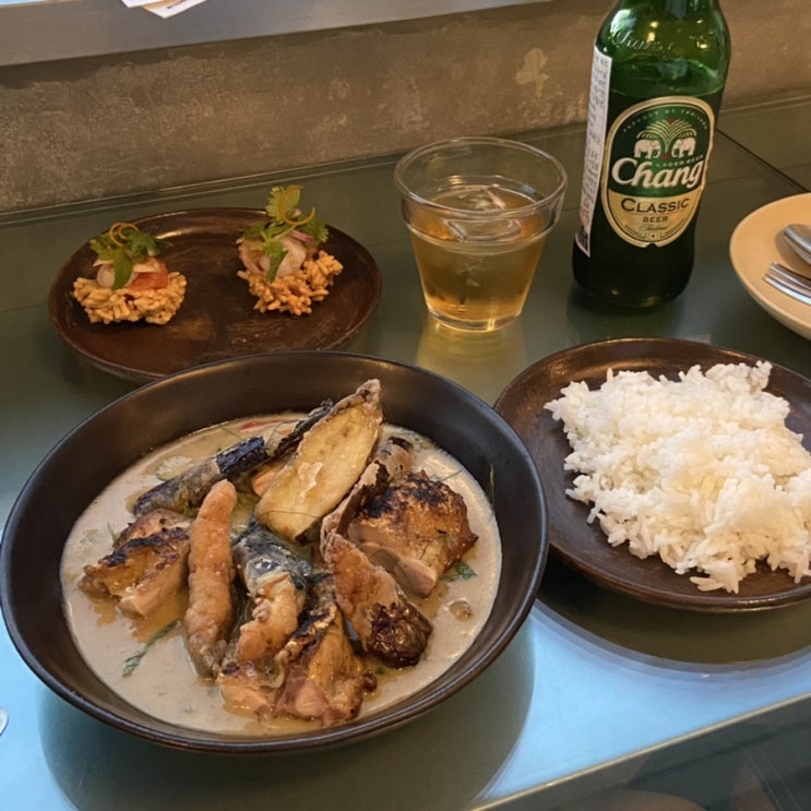  삼각지 신상 맛집, 태국음식&와인바 '찬쌈'