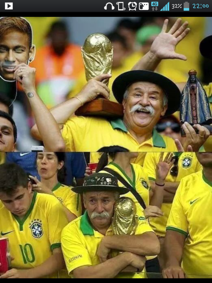[유머/감동] 피파가 인정한 브라질의 12번째 축구 선수, 클로비스 Clovis Fernandes (=브라질 할아버지팬)