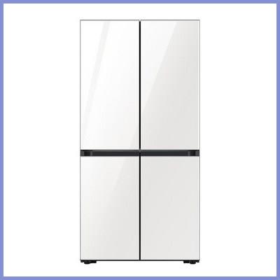 삼성전자 비스포크 4도어 냉장고 키친핏 글램화이트 RF61T91C335 605L 방문설치 맘카페 추천 