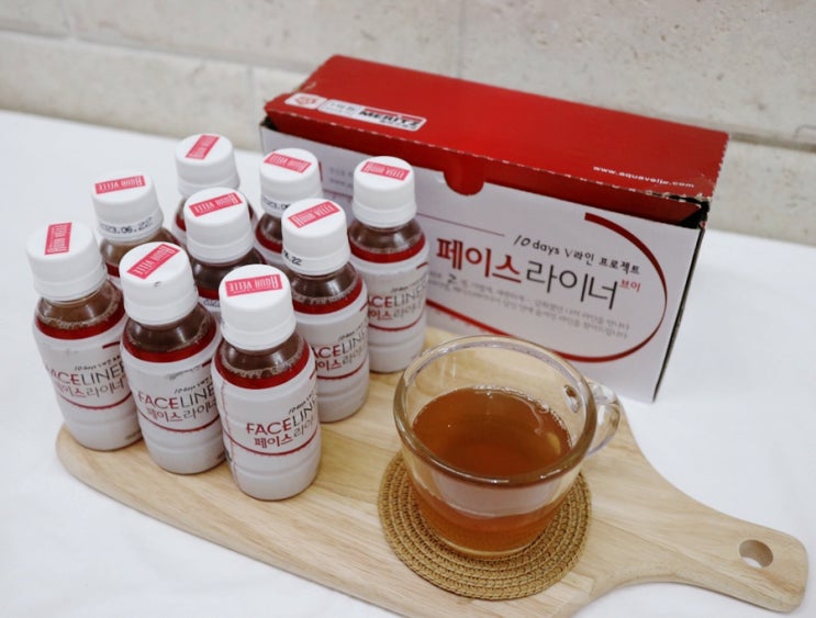  붓기차 다이어트차 페이스라이너 추천해요