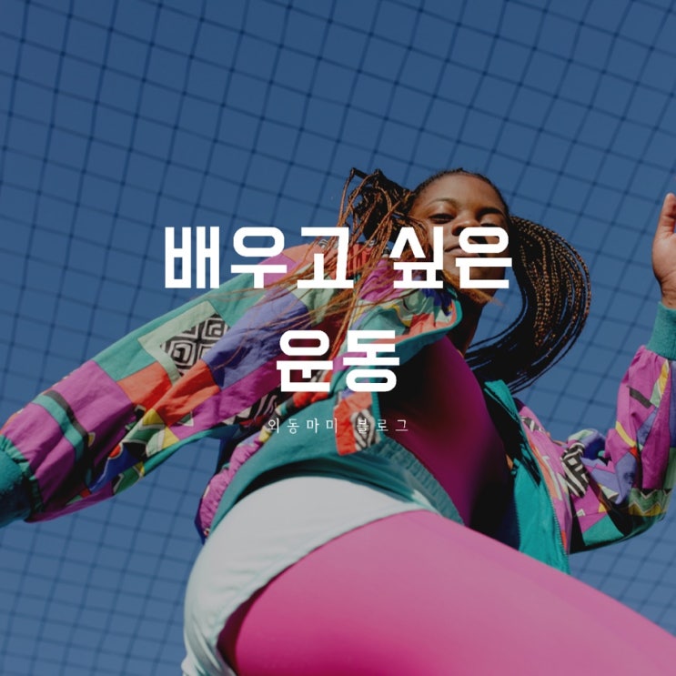  5가지 배우고 싶은 운동(돈과 시간의 허락 안에)