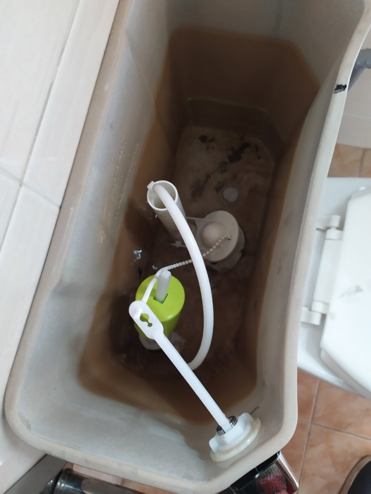  양변기 부속품 교체하기 셀프인테리어, DIY