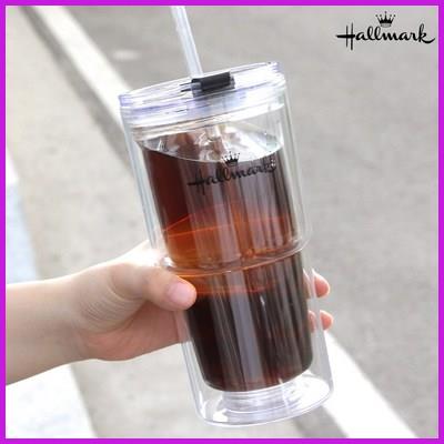  [할인 이벤트] 홀마크 Hallmark 투명 클리어 아이스 텀블러 + 2WAY 뚜껑 + 스트로우 500ml 믿고 사는 쇼핑 정보 