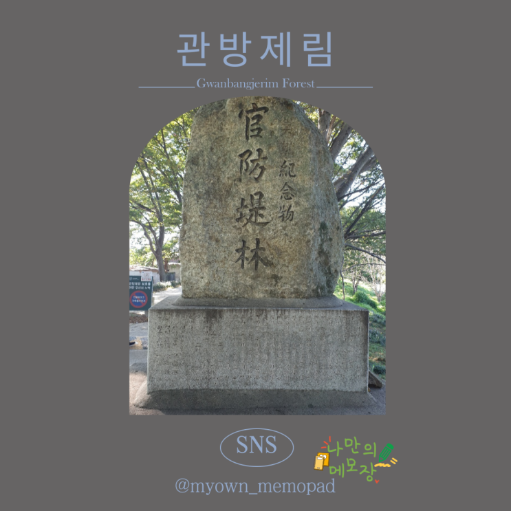  담양 자연광광지 관방제림 수목원