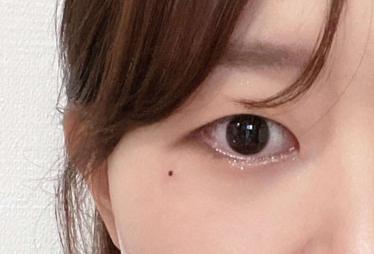  미인점 타투 3주차 후기! 롤모델은 김유정 왼쪽 눈물점