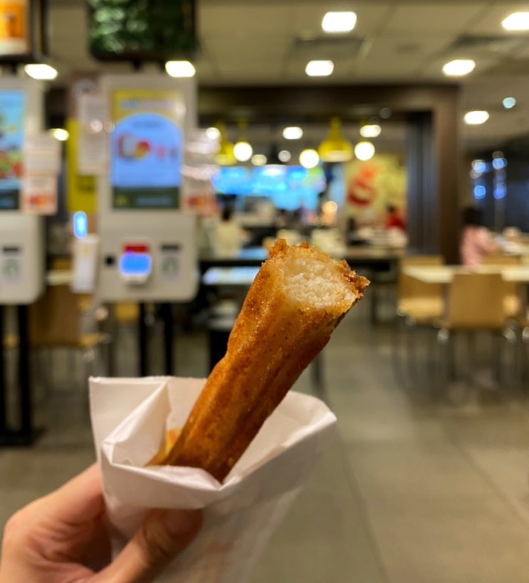  맥도날드츄러스 가격 맛후기!