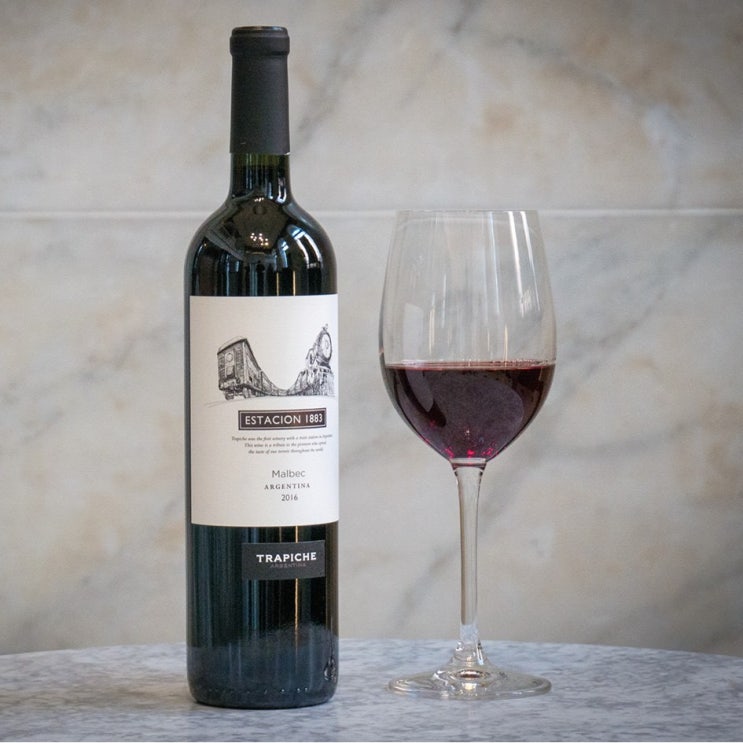  금양인터내셔날 아르헨티나 말벡 포도 에스타시온 트라피체 와인 추천 Trapiche Estacion 1883 Malbec 2019 이마트 롯데마트 mendoza 가격 이스카이 한우