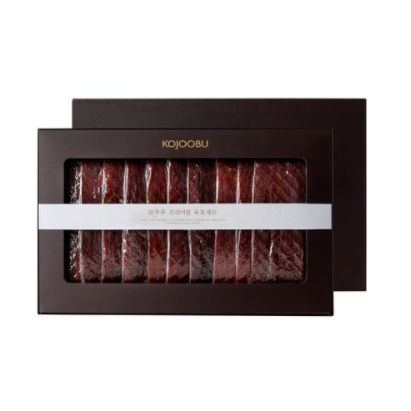 인기 급상승인 코주부 프리미엄 육포 + 쇼핑백 선물세트, 600g, 1세트 ··· 인기 급상승인 코주부 프리미엄 육포 + 쇼핑백 선물세트, 600g, 1세트 ···