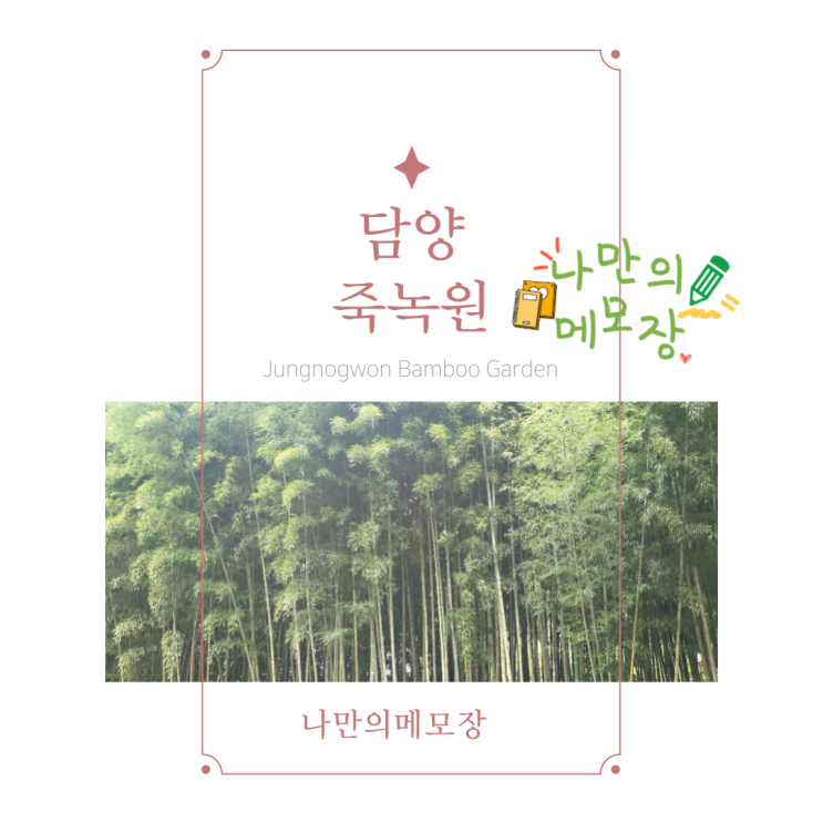 담양의 최고 힐링 포인트 죽녹원에 방문하다 담양의 최고 힐링 포인트 죽녹원에 방문하다