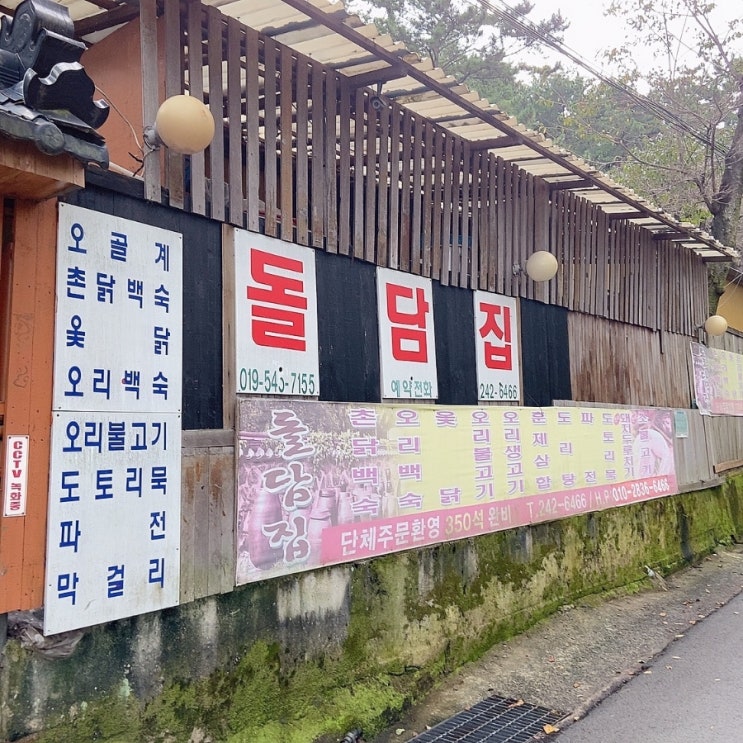  무학산 서원곡 맛집 깊고 특별한 맛 촌닭백숙[돌담집]