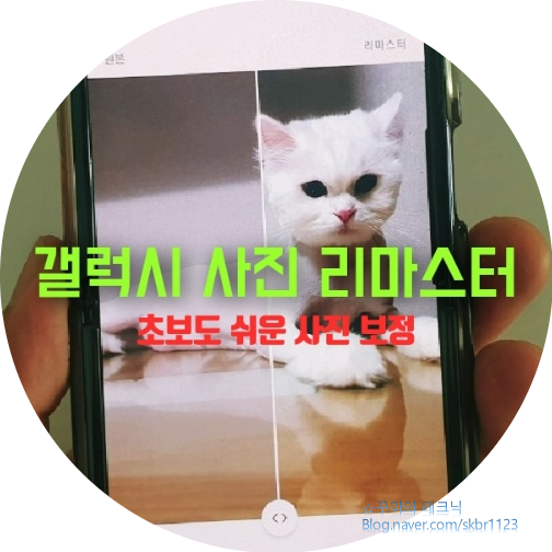 나도 사진 전문가. 갤럭시 사진 리마스터 보정 꿀팁
