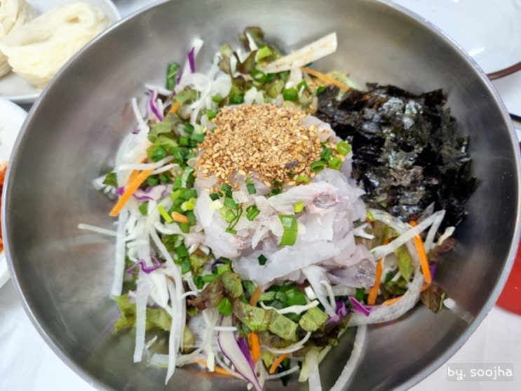  포항 영일대 맛집 | 물회 대표맛집 마라도 회식당